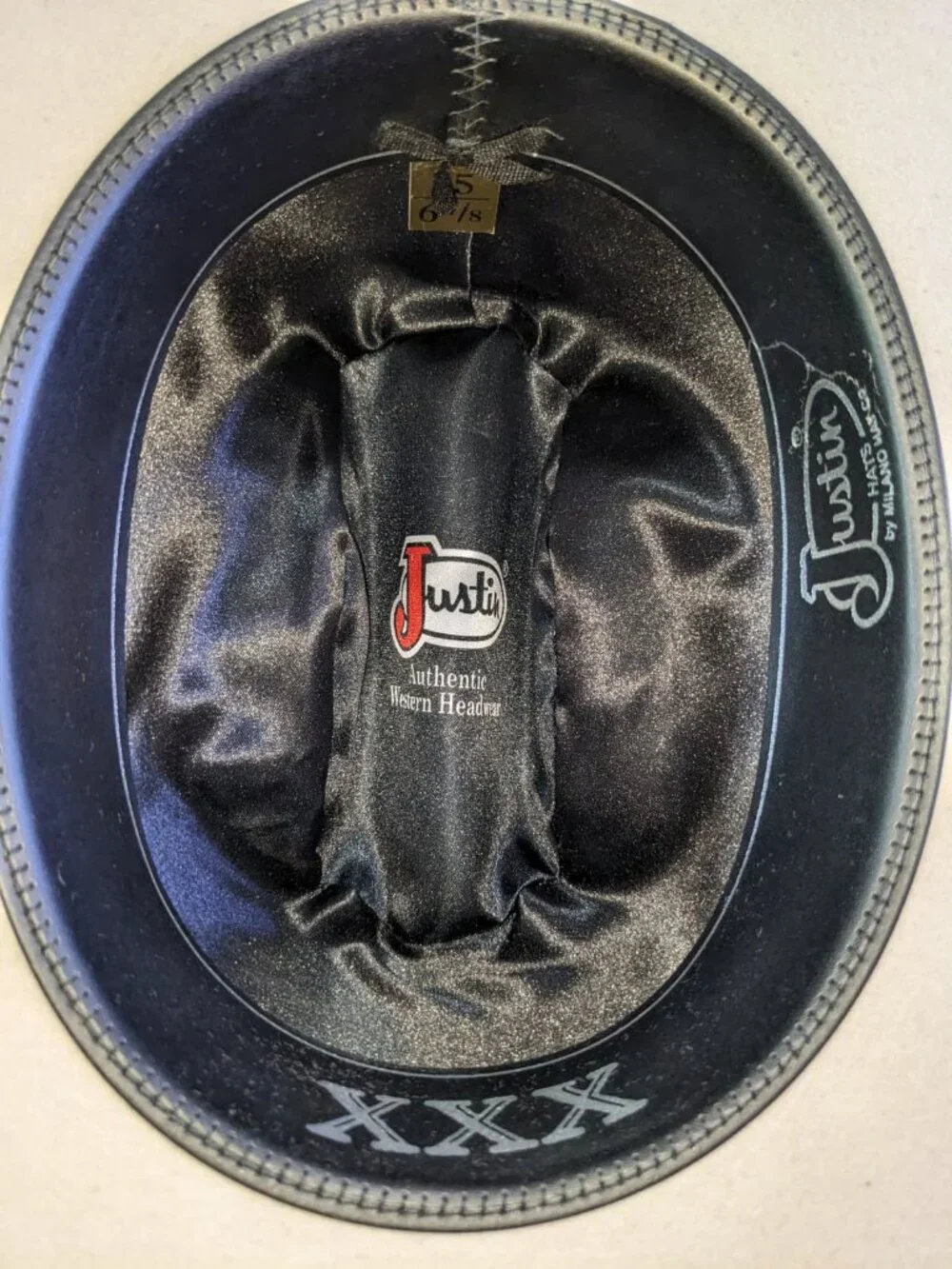 Justin Laredo 3X Silverbelly Wool Cowboy Hat 6 7/8